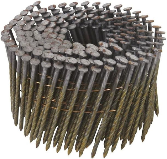 Metabo HPT 12231HPT Full Round Head Brite Basic Wire Coil Framing Nails 3" x .120 SC | 4000 Count