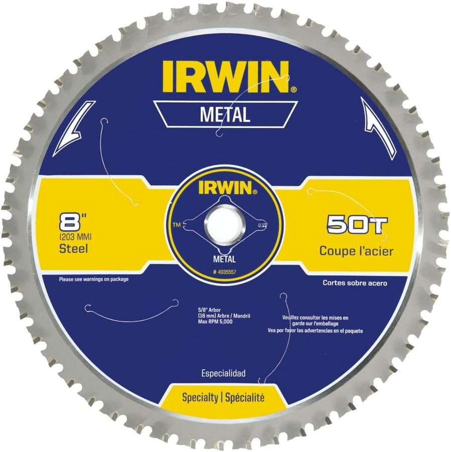4935557 SAW BLADE 8" 50T MC - FERROUS STEEL