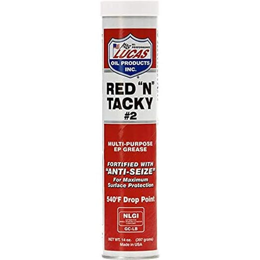 LUCAS OIL PRODUCTS INC. - 10005-30 - Red-N-Tacky Grease - 14 oz. Tube
