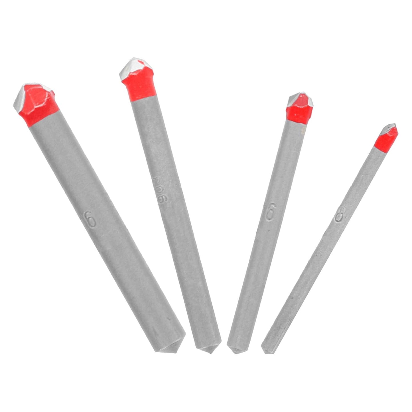 DMANS1070-S4 4-Piece Tile & Stone Carbide Tipped Drill Bit Set