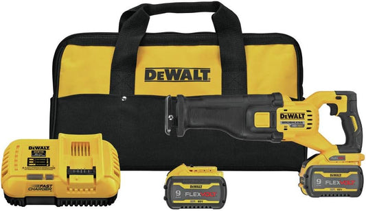 DCS389X1 FLEXVOLT 60V MAX BRUSHLESS CORDLESS RECIPROCATING SAW KIT  With 1Battery Charger
