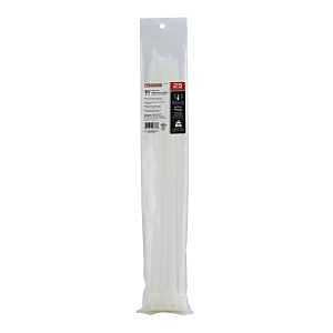 ProSource CV380-253L Cable Tie, 15 inches, 120lb Tensile Strength, Self-Lock Locking, Nylon, Clear