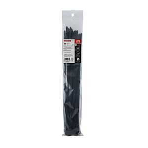 ProSource CV380W-253L Cable Tie, 15 inches, 120lb Tensile Strength, Self-Lock Locking, Nylon, Black