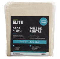 Passeport Elite Performance Painter's drop cloth cotton 8 oz 14' x 12'.