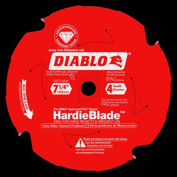 Diablo D0704DHA DB 7.25X4 PCD FIBCMNT