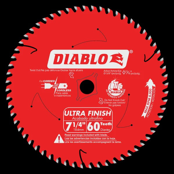 D0760A DB 7-1/4X60T ULT FIN/PLY