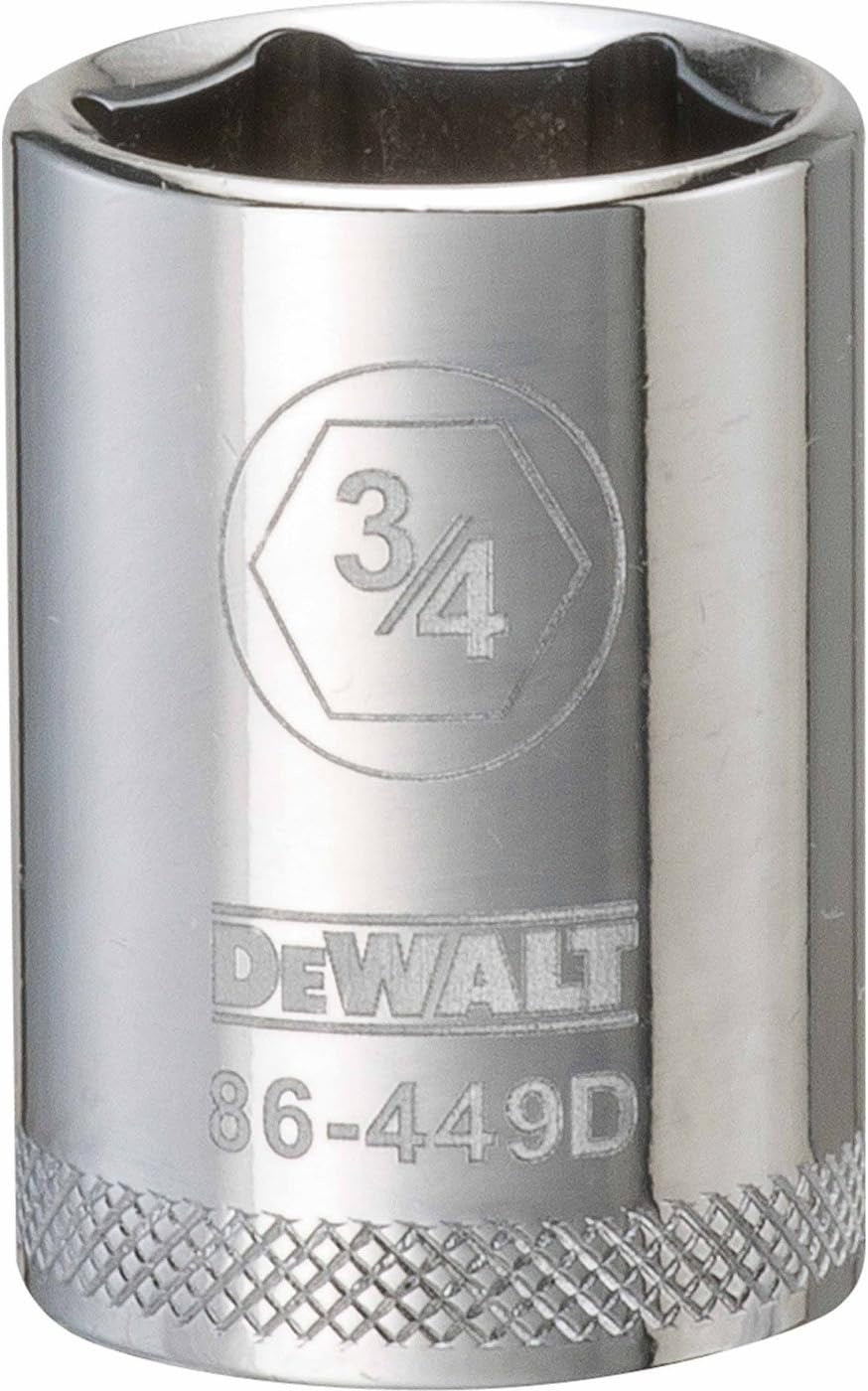 DEWALT DWMT86449OSP 6 Point 1/2'' Drive Socket 3/4'' SAE
