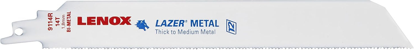 22764OSB6114R 6"x1" 14TPI LAZER Heavy Metal (3/32" - 3/8") Recip 50 pk