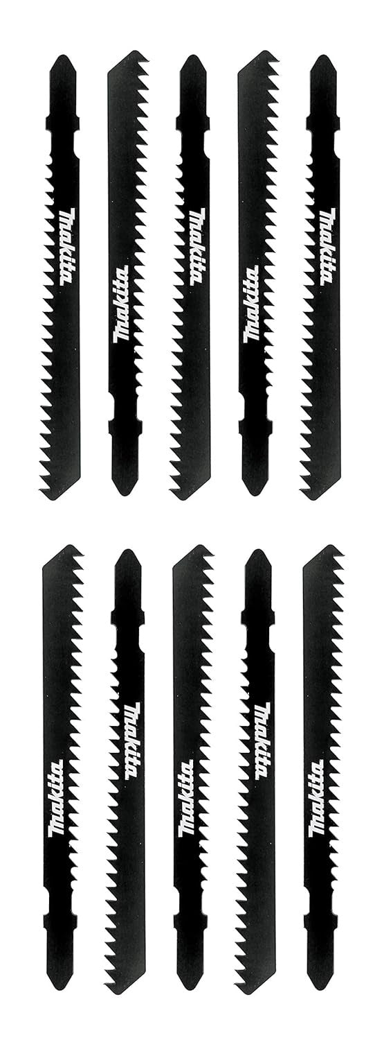 T10C 10 pc. Laminate/Wood/Metal T-Shank Jig Saw Blade Set