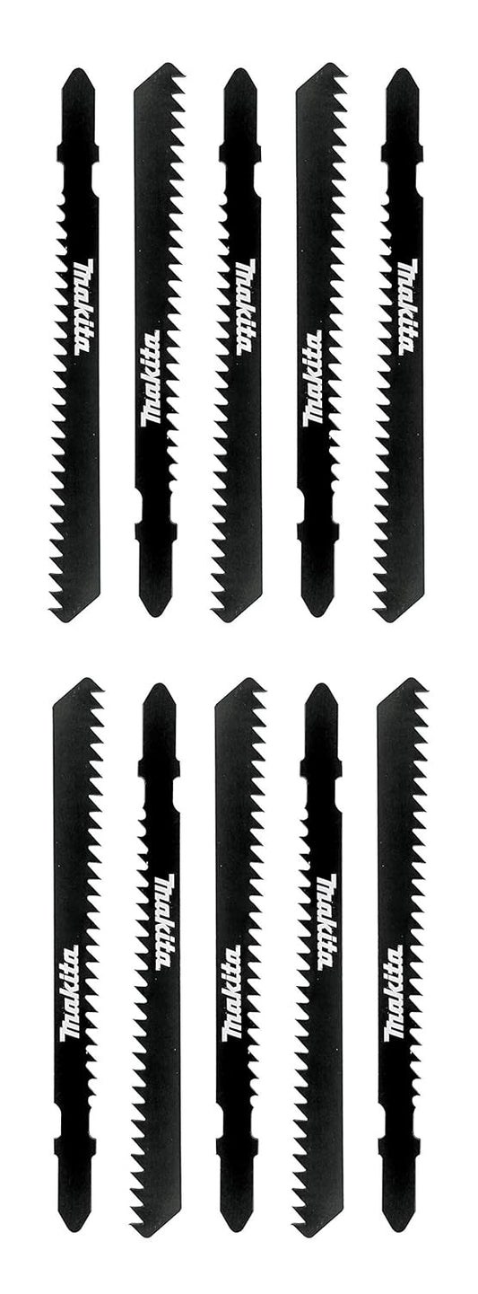 T10C 10 pc. Laminate/Wood/Metal T-Shank Jig Saw Blade Set