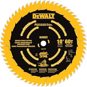 DW3215PT 10" 60T Precision Trim Blade