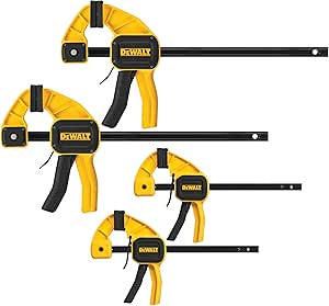 DWHT83196 MEDIUM AND LARGE TRIGGER CLAMPS - 4 PACK