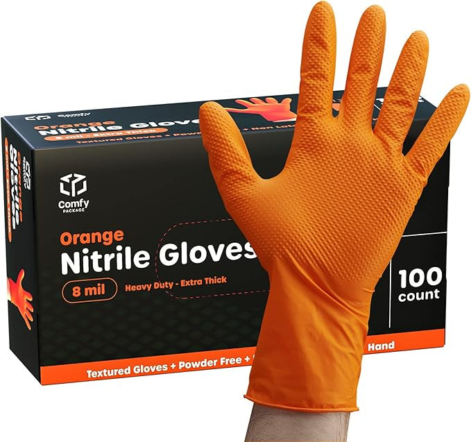 15I-650PF-OR(XL) Orange Nitrile Diamond PF XL
