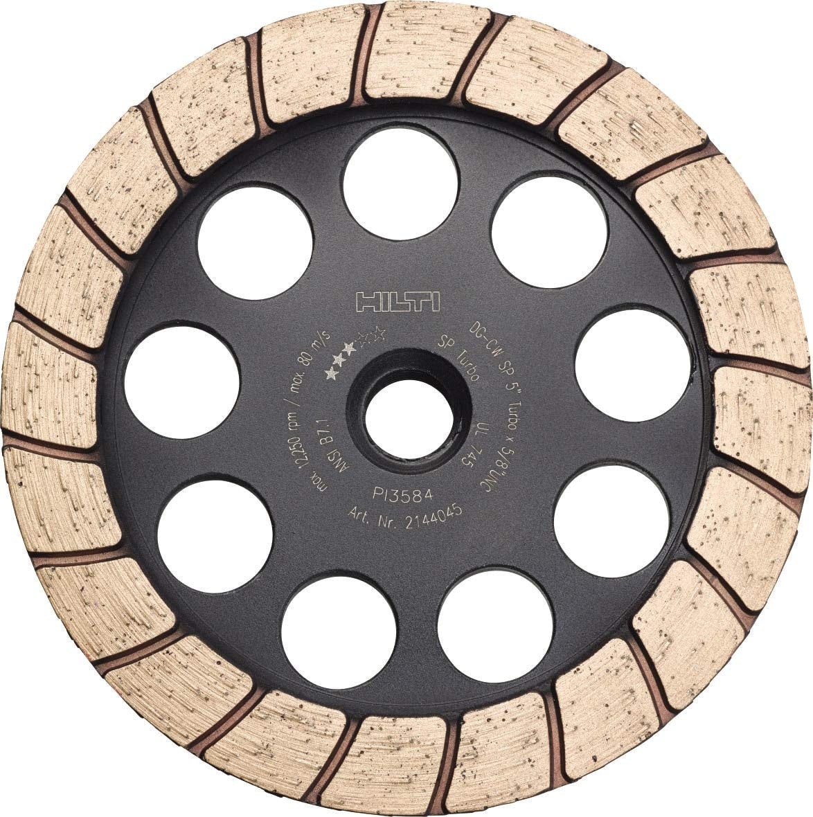 2144045 Diamond cup wheel SP 5" turbo