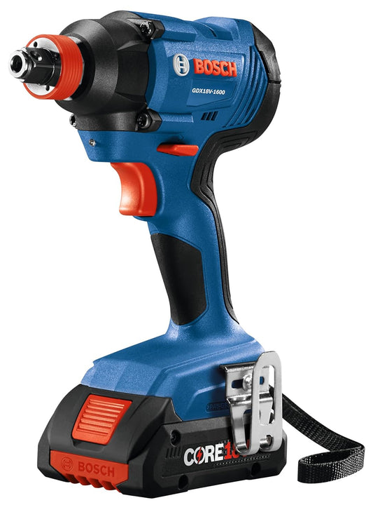 GDX18V-1600B12 Bosch 18V "Freak" Cordless 1/4" and 1/2" Impact Driver Kit