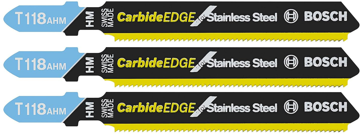 T118AHM3 3" 24TPI TC Jigsaw Blade 3PK