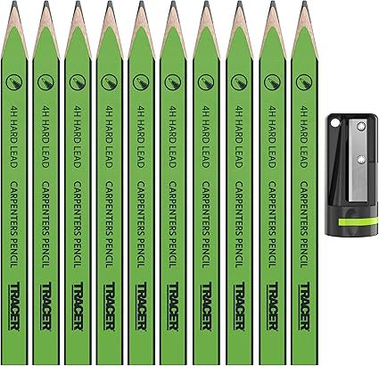 Tracer ACP1 Carpenters Pencil with Sharpener
