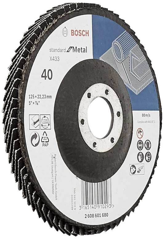 FDX2750040 Flap Discs 5" - 40 grit