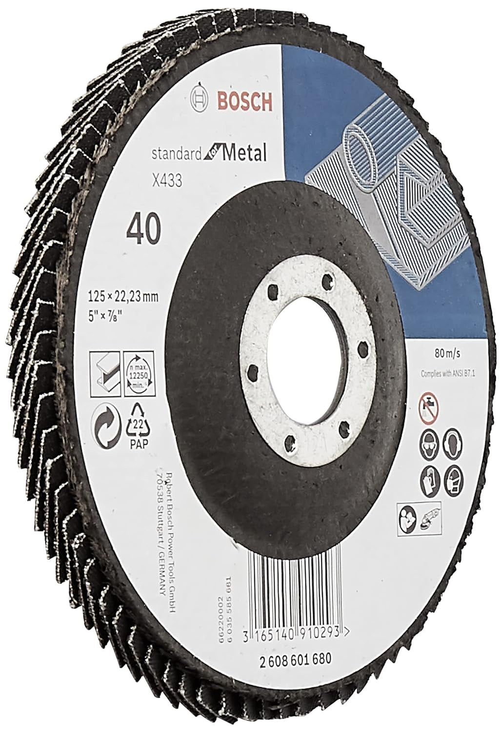 FDX2745040 Flap Discs 4-1/2" - 40 Grit
