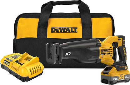 DEWALT 20V MAX XR Brushless Cordless Reciprocating Saw Kit with XR POWERPACT (DCS384WW1)