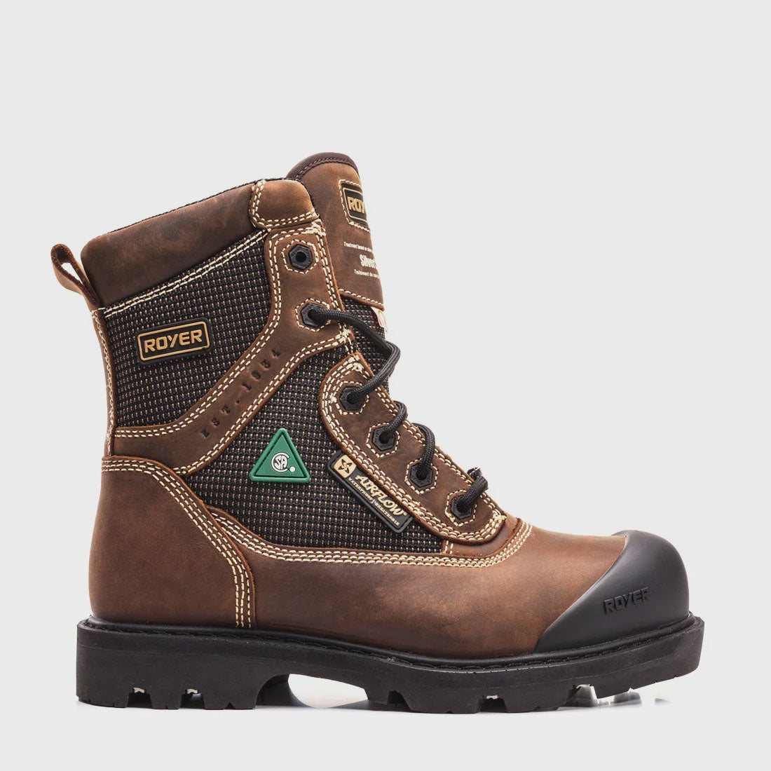8620FLX8 Royer 8" Metal-Free Work boot 8