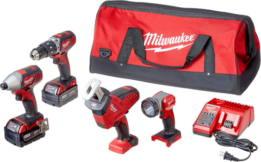 2998-25 5-Tool Hammer Drill / Impact Driver / Recip Saw / Circ Saw / Work Light Combo Kit