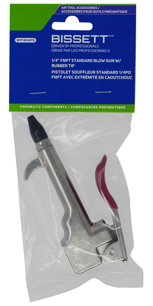 BAF-BG14STD 1/4" FNPT STD BLOW GUN W/ RUBBER TIP