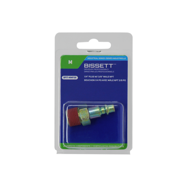 BFIT-MMP38 1/4" PLUG W/3/8 MALE NPT