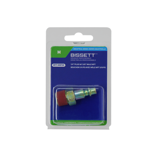 BFIT-MMP38 1/4" PLUG W/3/8 MALE NPT