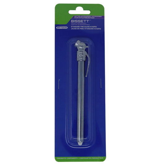 BFIT-TGAUGE Bissett Standard Tire gauge 10  50PSI