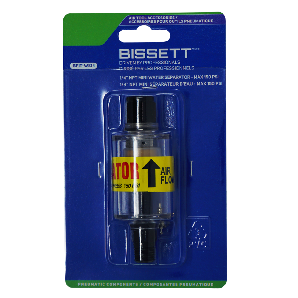 Bfit-WS14 1/4" NPT MINI WATER SEPERATOR-MAX150PSI