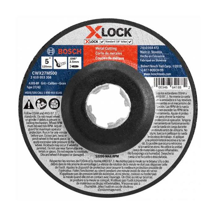 CWX27M500 Metal Cut T27 5"x.098"