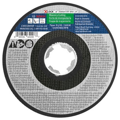 CWX1M450 Masonry Cut T1 4.5"x1/16"