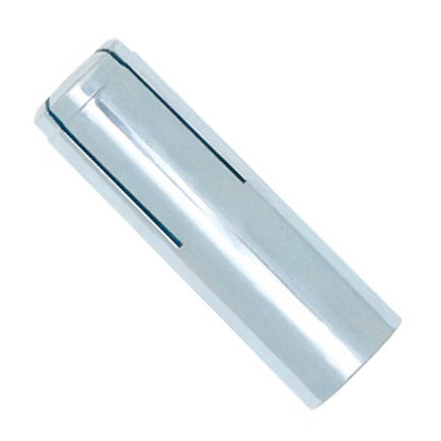 06330-PWR Steel Dropin Single Lag Shield, 1/2" Dia, 2" L, Steel Zinc Plated, 50 PK