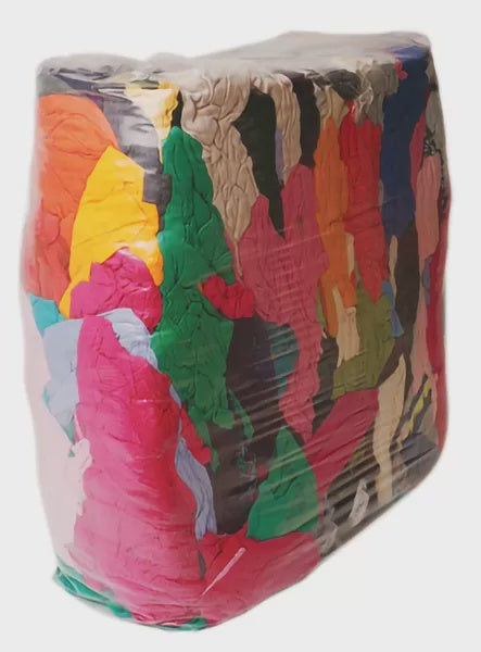 106177 Coloured T-Shirt Wipers 10lb