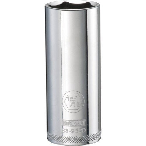 DEWALT DWMT88952OSP-6 Point 1/2'' Drive Deep Socket 15/16'' SAE