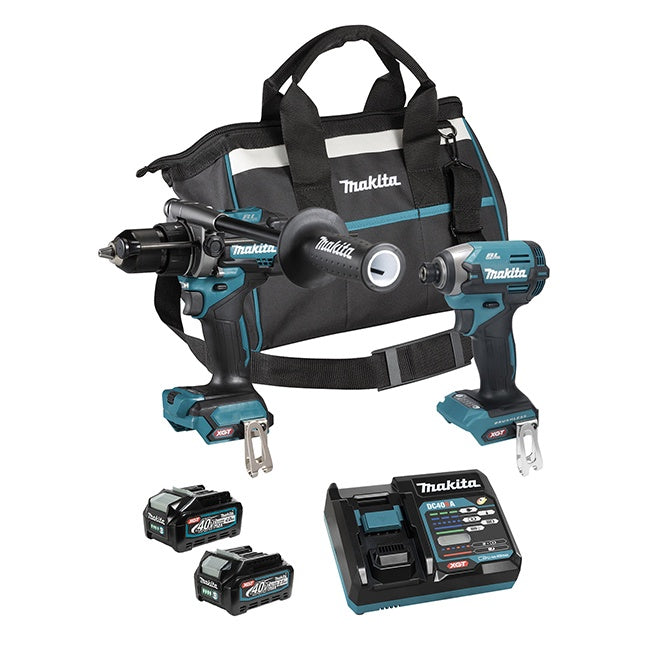 DK0176G207 40Vmax XGT Brushless 2 Tool Combo Kit, 2.5Ah x1 & 4.0Ah x1