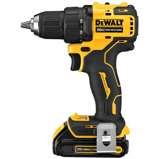 DEW-DCD708B DeWalt ATOMIC 20V MAX Brushless Cordless Compact 1/2" Drill/Driver