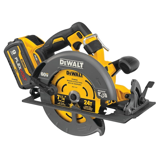 DCS578X1 DEWALT FLEXVOLT 60V MAX Brushless 7-1/4-inch Cordless Circular Saw with Brake Kit