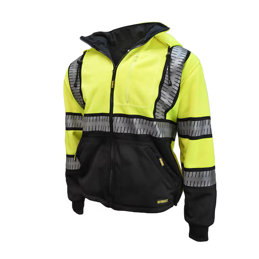 Dewalt DSJ32-3 Deluxe Zip Front Class 3 Hoodie - Size XL