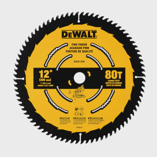 DW3128TWR 12 IN 80T SAW BLADE