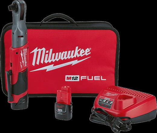 2558-22 M12Ã¢â€žÂ¢ FUELÃ¢â€žÂ¢ 1/2" Ratchet 2 Battery Kit