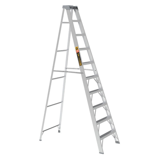 LP-71097 Step Ladder 10ft Aluminum Grade 2 225Lb Capacity
