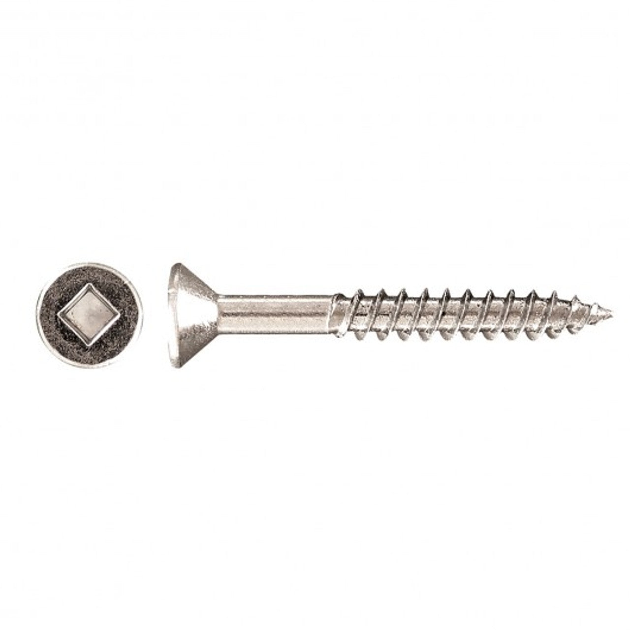 H Paulin 537-012 6 x 2 Countersunk Steel Wood Screw 500 Pcs