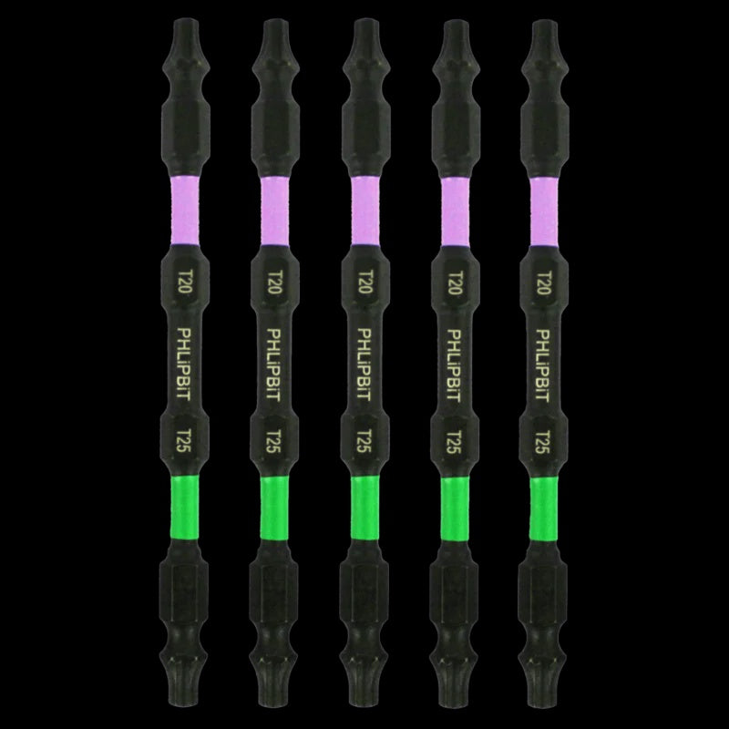 T20T25x4 T20+T25 Purple/Lime 4"