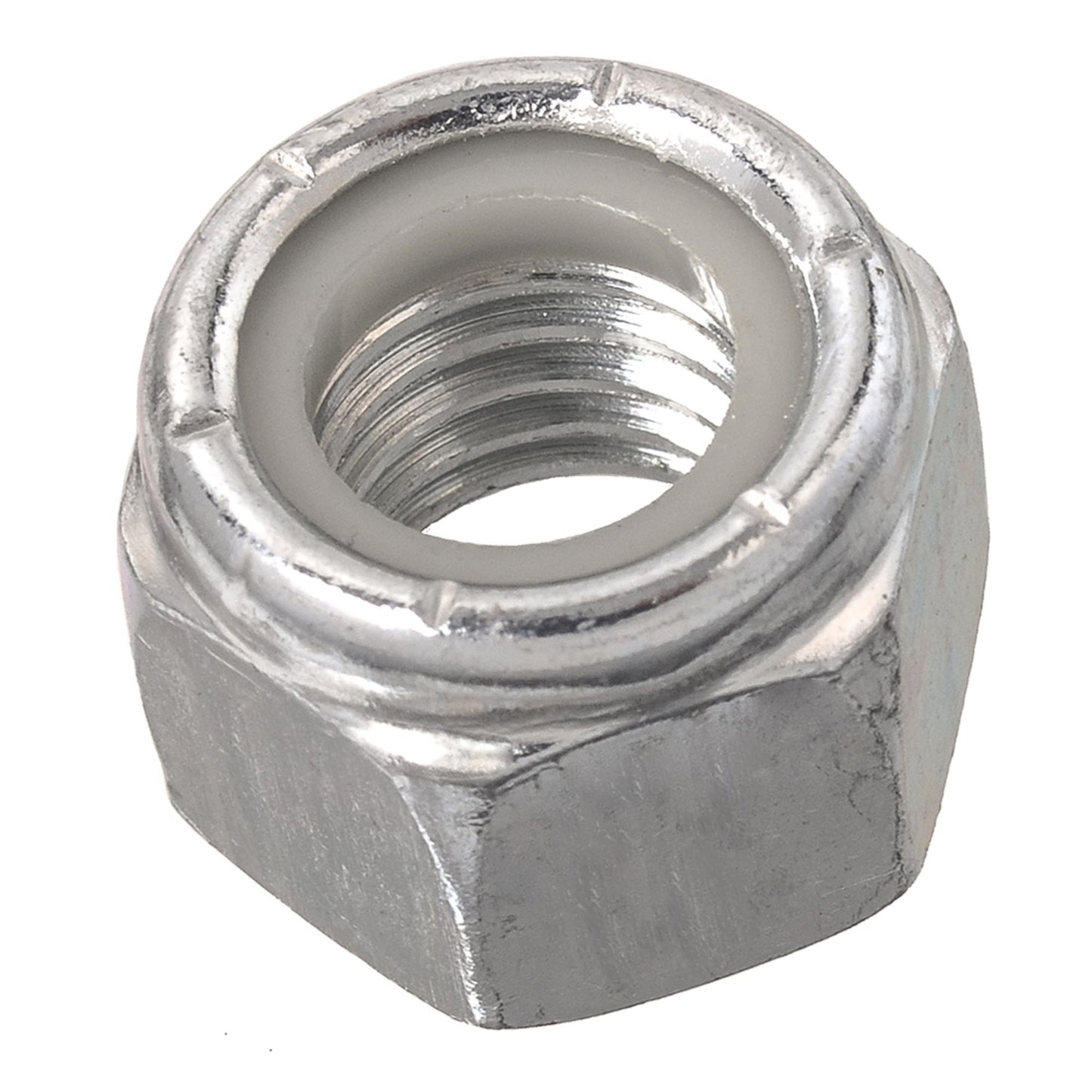 H Paulin 537-858  Insert Lock Nut, 3/8-16, Steel, Zinc plated 100 pcs