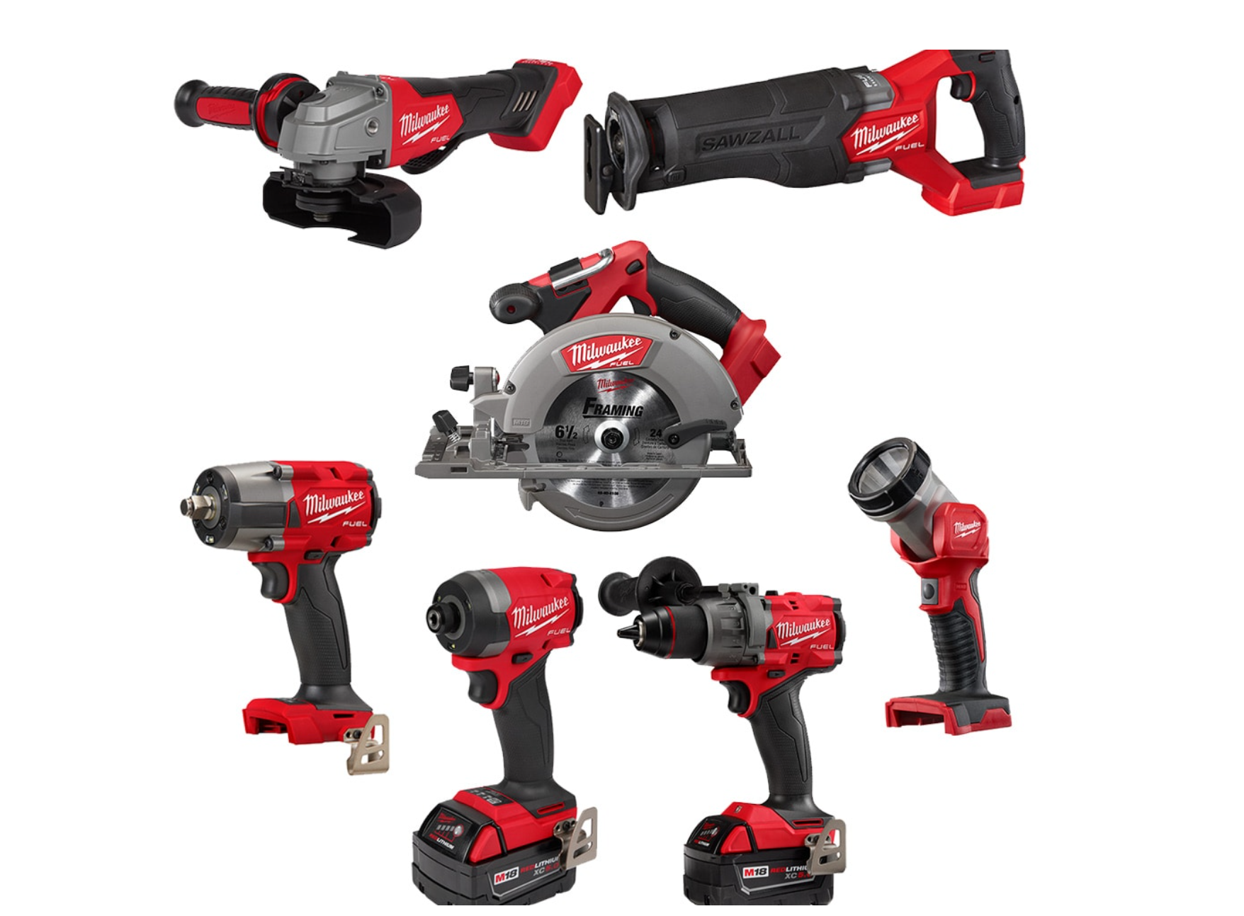 3697-27 M18 FUEL 7PC COMBO KIT