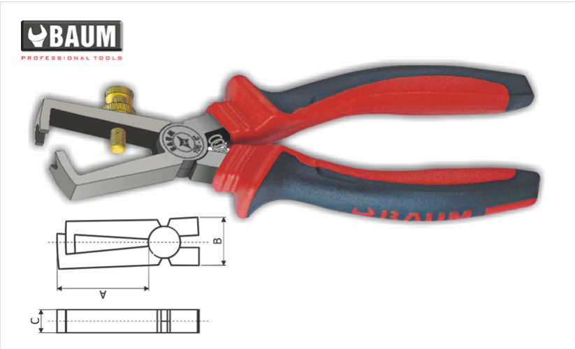 9 Wire Snip Pliers, Steel- C60, Finish- Polished, 6"/ 150 MM