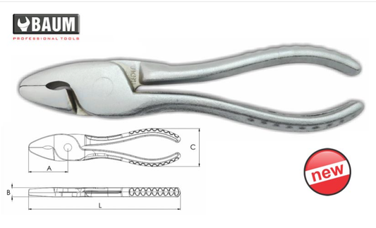 39 Spring Pliers (Thumbnail with Screw) , Steel- 7" / 180 MM