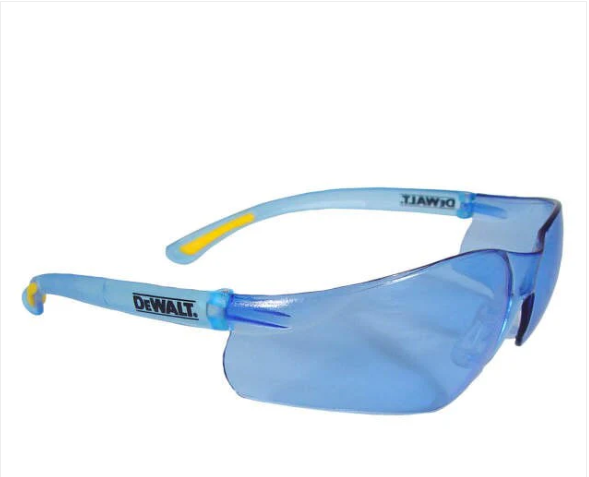 Dewalt DPG52-BDDewalt Contractor Pro Safety Glasses, Light Blue Frame and Lens